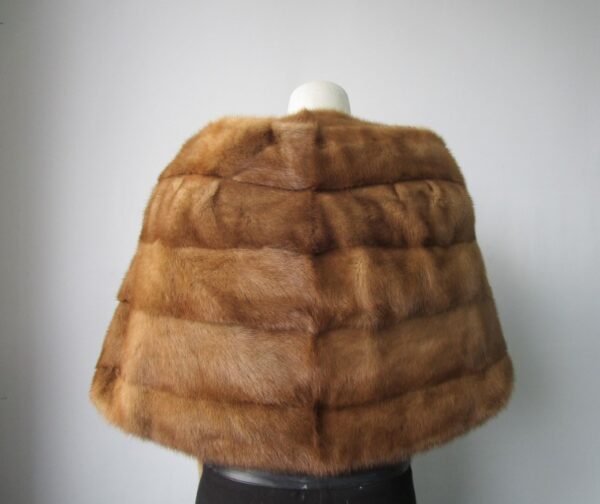 Mink Fur Stole Wrap Cape Wedding MINT+ - Image 3