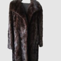 Mink Fur Coat Jacket MINT+ Sz 14 L Natural Dark Ranch