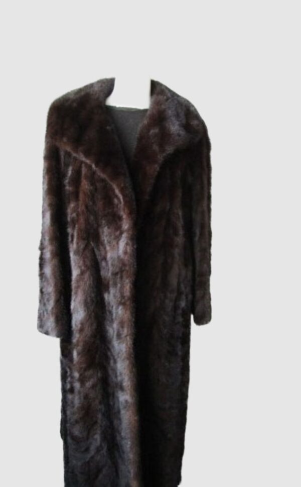 Mink Fur Coat Jacket MINT+ Sz 14 L Natural Dark Ranch