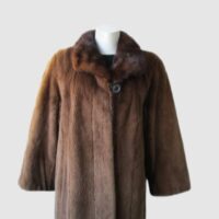 Sheared Mink Fur Coat Jacket MINT Sz 10