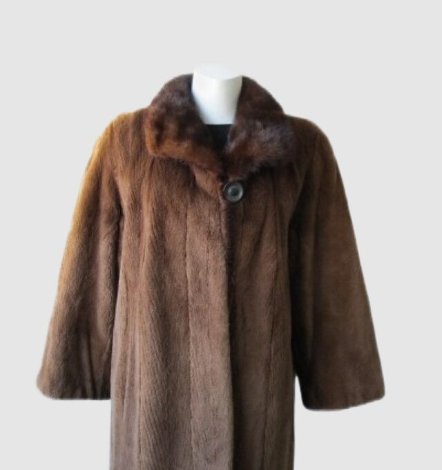 Sheared Mink Fur Coat Jacket MINT Sz 10