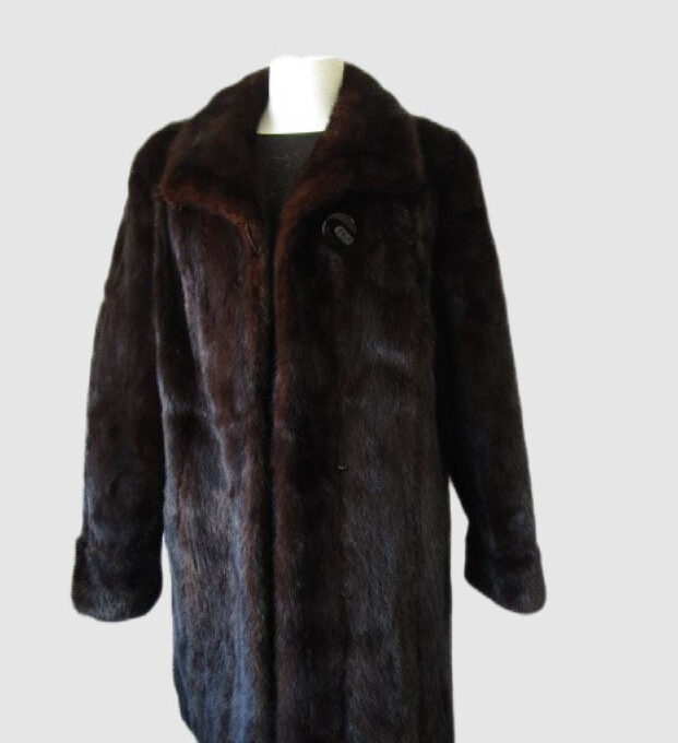 Mink Fur Coat Medium SUPERB Sz 8 / 10
