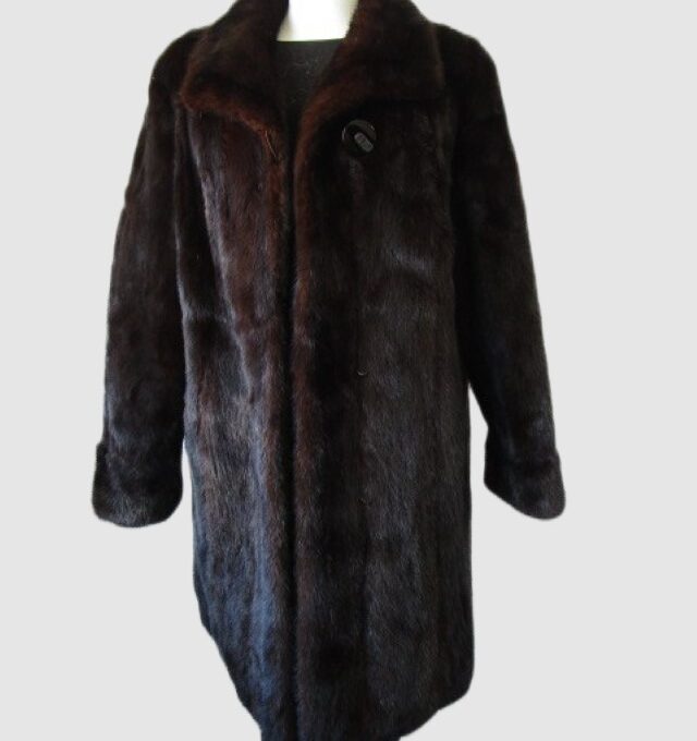 Mink Fur Coat Medium SUPERB Sz 8 / 10