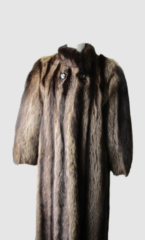 Raccoon Fur Coat Jacket MINT+ Sz 8