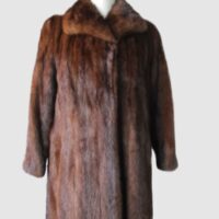 Mink Fur Coat MINT+  Sz 8 Natural Pastel+/
