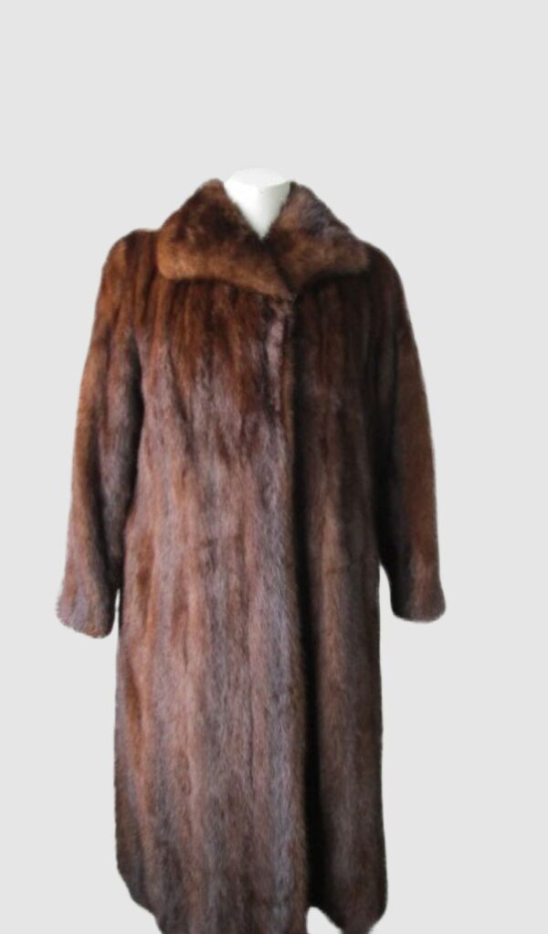 Mink Fur Coat MINT+  Sz 8 Natural Pastel+/