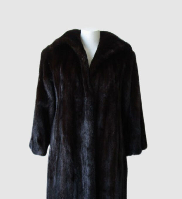 Mink Fur Coat Mint+ Sz 8 Natural Dark Ranch