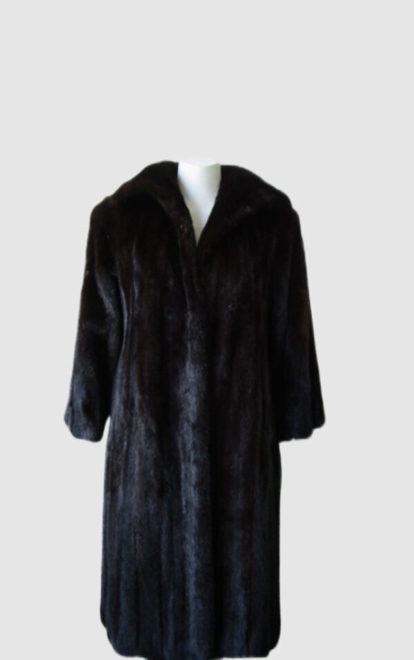 Mink Fur Coat Mint+ Sz 8 Natural Dark Ranch