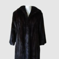 Mink Fur Coat Mint+ Sz 8 Natural Dark Ranch