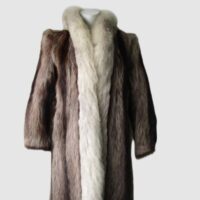 Raccoon & Fox Fur Coat Jacket MINT+ Sz 2/4