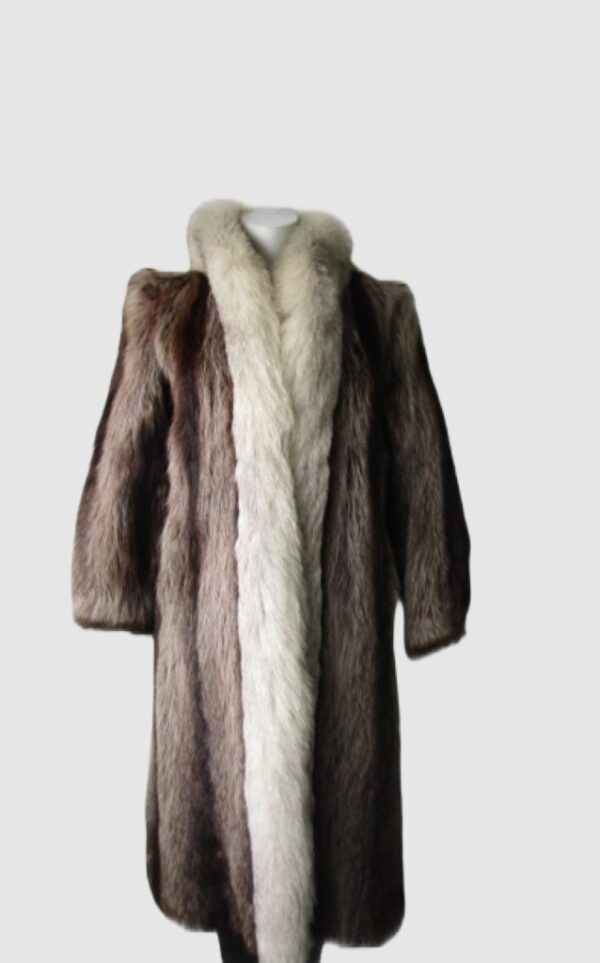 Raccoon & Fox Fur Coat Jacket MINT+ Sz 2/4