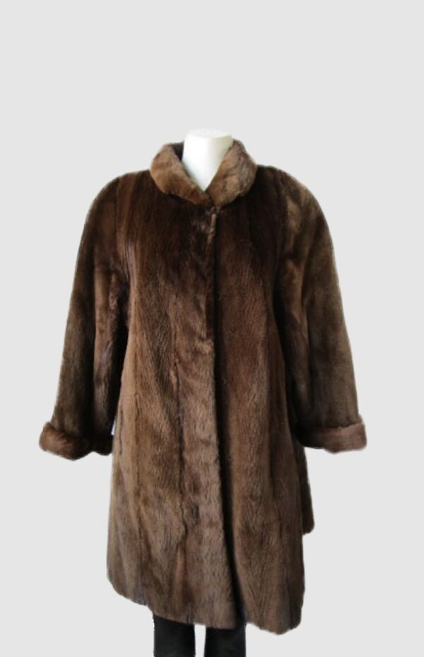 Sheared Mink Fur Coat Jacket MINT+ Sz 8
