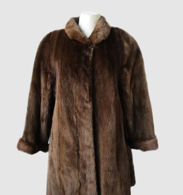 Sheared Mink Fur Coat Jacket MINT+ Sz 8