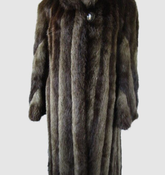 Beaver Fur Coat MINT+ Sz 8