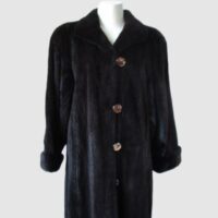 Sheared Mink Fur Jacket Coat SUPERB Sz 8 Brown