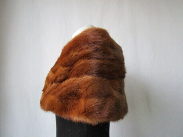 Chinese Mink Fur Cape Shawl Stole Wrap Cape MINT Wedding - Image 2