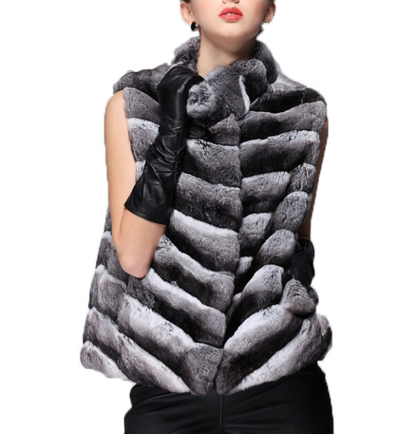 Chinchilla Fur Vest - Image 2