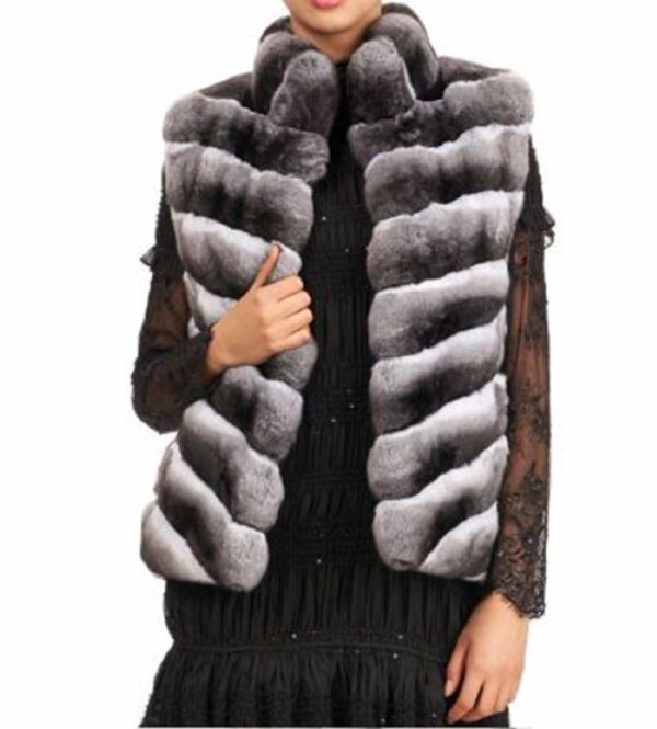 Chinchilla Fur Vest - Image 5