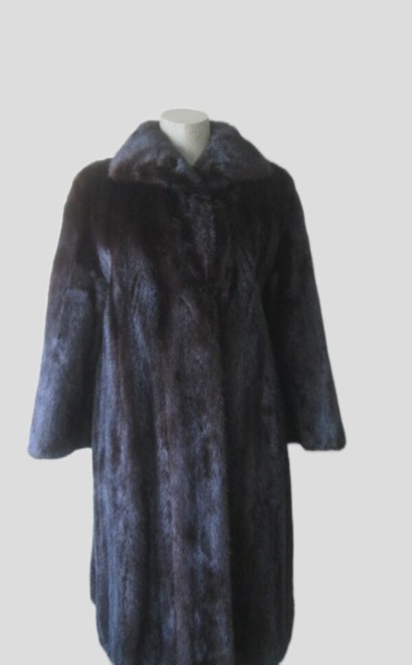 Mink Fur Coat Mint+ Sz 8 Natural Dark Ranch