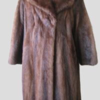 Mink Fur Coat Jacket MINT Sz 14 Natural Pastel