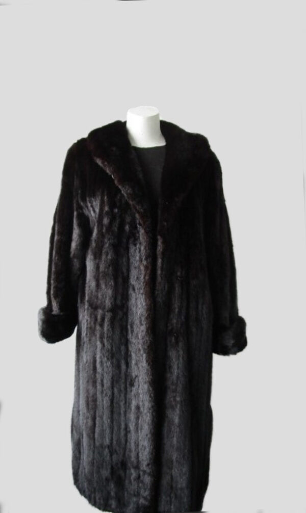 Mink Fur Coat Mint Sz 8 Natural Dark Ranch
