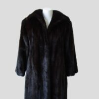 Mink Fur Coat Mint+ Sz 8 Natural Dark Ranch