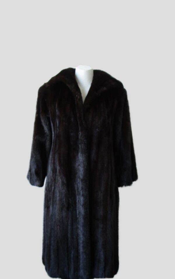 Mink Fur Coat Mint+ Sz 8 Natural Dark Ranch