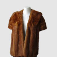 Mink Fur Shawl Stole Wrap Cape Mint Chinese Mink