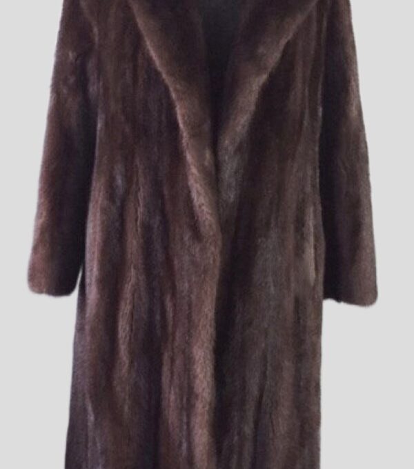 Mink Fur Coat Jacket MINT+ Sz 12 Natural Demi-Buff