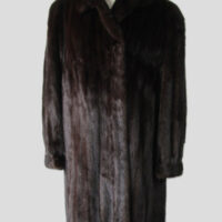 Mink Fur Coat Jacket Sz 8 MINT+ Natural Dark Ranch