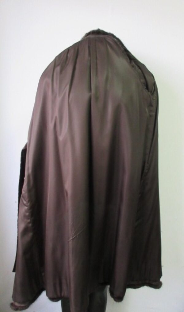 Mink Fur Coat Jacket MINT Sz 14 Natural Dark Ranch - Image 5