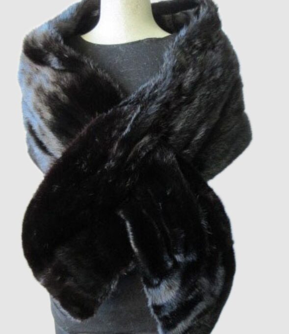 Mink Fur Cape Shawl Stole Wrap Cape WEDDING
