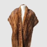 Mink Fur Stole Wrap Cape Wedding MINT