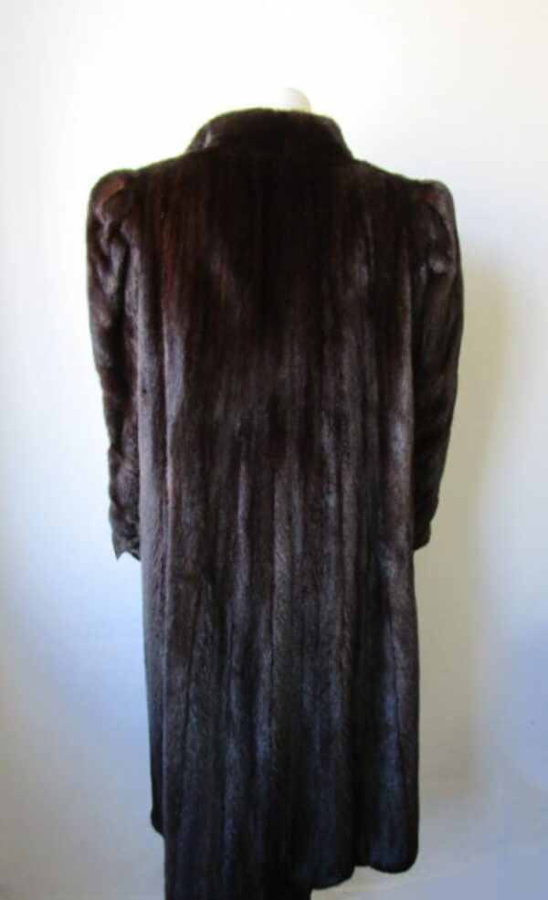 Mink Fur Coat Jacket MINT+ Sz 10/12 Natural Dark Ranch - Image 4