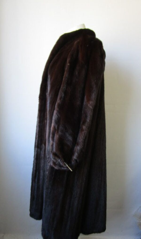Mink Fur Coat Jacket MINT+ Sz 10/12 Natural Dark Ranch - Image 5