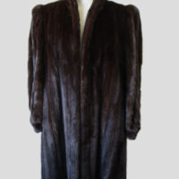 Mink Fur Coat Jacket MINT+ Sz 10/12 Natural Dark Ranch