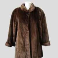 Sheared Mink Fur Coat Jacket MINT+ Sz 8