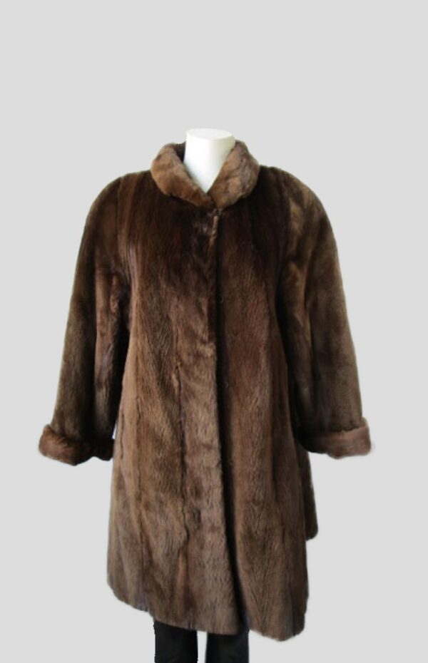 Sheared Mink Fur Coat Jacket MINT+ Sz 8