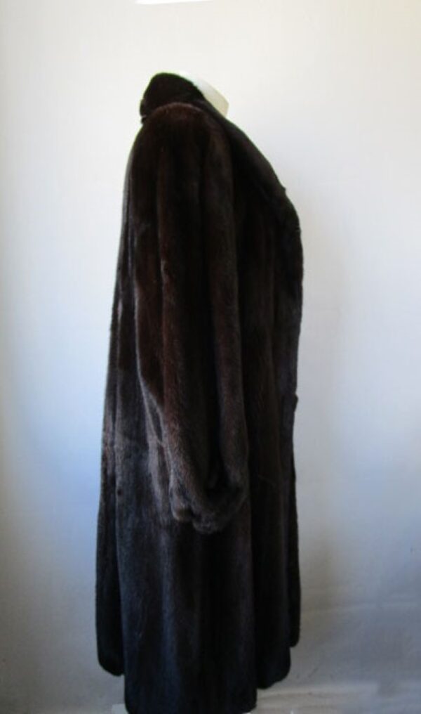 Mink Fur Coat Jacket MINT+ Sz 10/12 Natural Dark Ranch - Image 4