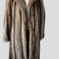 Raccoon Fur Coat Jacket SUPERB Sz 10