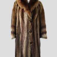 Raccoon Fur Coat Jacket MINT+ Sz 10/12