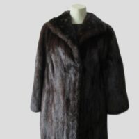 Mink Fur Coat MINT+ Sz 8 Natural Dark Ranch