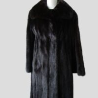 Mink Fur Coat Jacket MINT Sz 10 Natural Dark Ranch