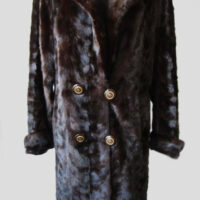 Mink Fur Coat Superb Sz 10 M Natural Dark Ranch