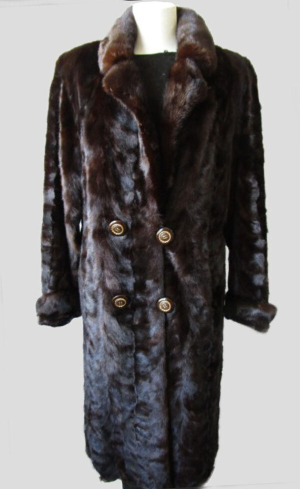 Mink Fur Coat Superb Sz 10 M Natural Dark Ranch