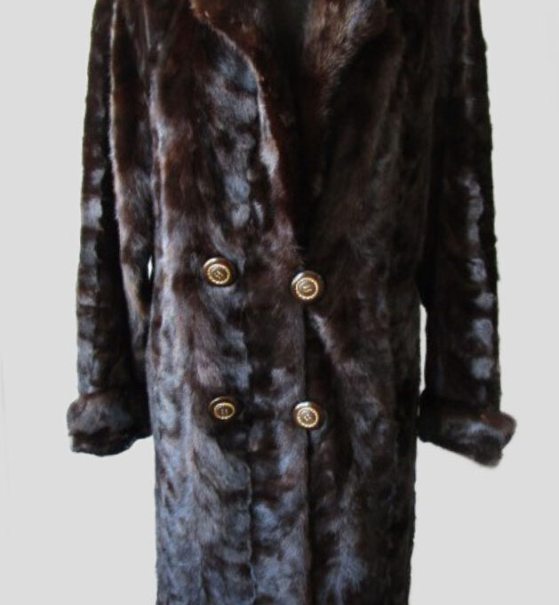 Mink Fur Coat Superb Sz 10 M Natural Dark Ranch