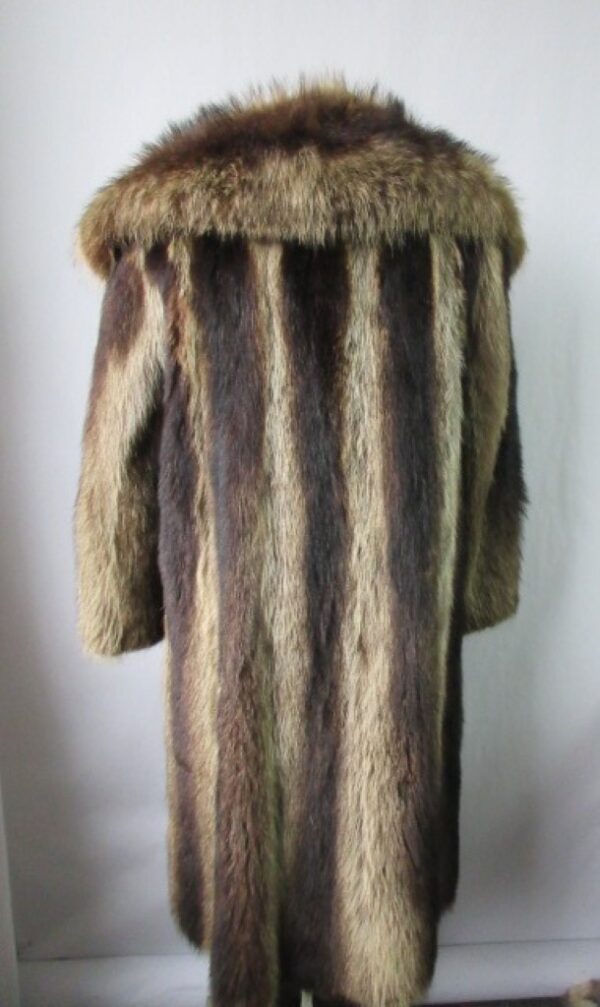 Raccoon Fur Coat Jacket Women MINT Sz 6 - Image 5