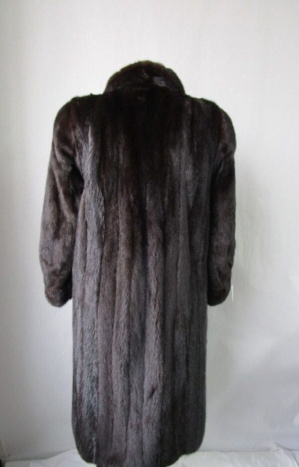 Mink Fur Coat Jacket MINT+ Sz 8 FEMALE Natural Dark Ranch - Image 3