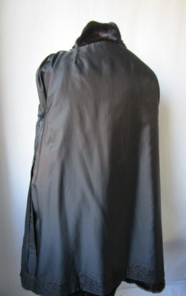 Mink Fur Coat Jacket Mint+ Sz 10 M Natural Dark Ranch - Image 4
