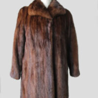 Mink Fur Coat MINT+  Sz 8 Natural Pastel+/